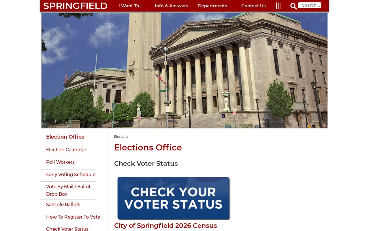 Hampden neighbors Springfield Elections annual street listing information
